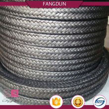 China cheap braided carbon fiber packing black ramie asbest
